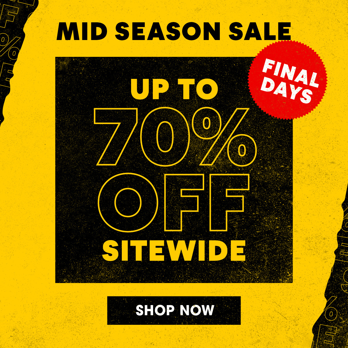 Up to 70% Off Sitewide. Shop Now.