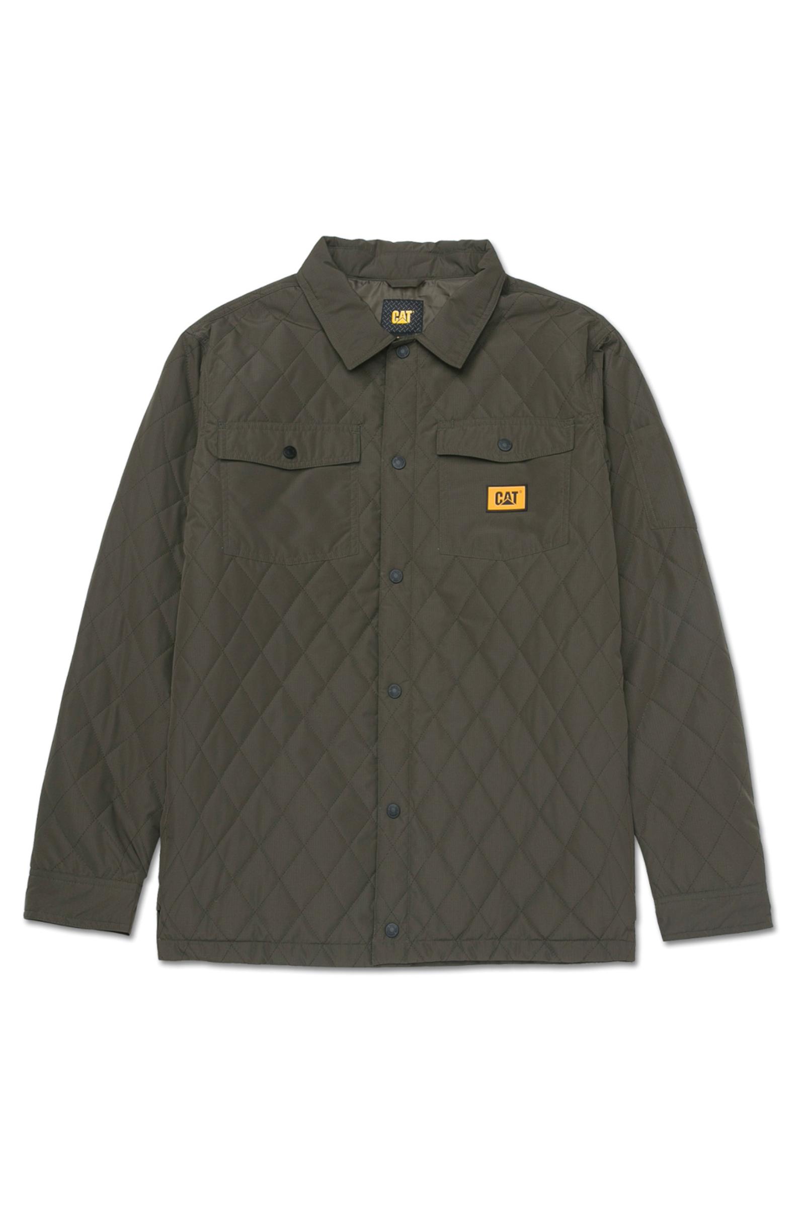 QUILTED RIPSTOP SHIRT JACKET