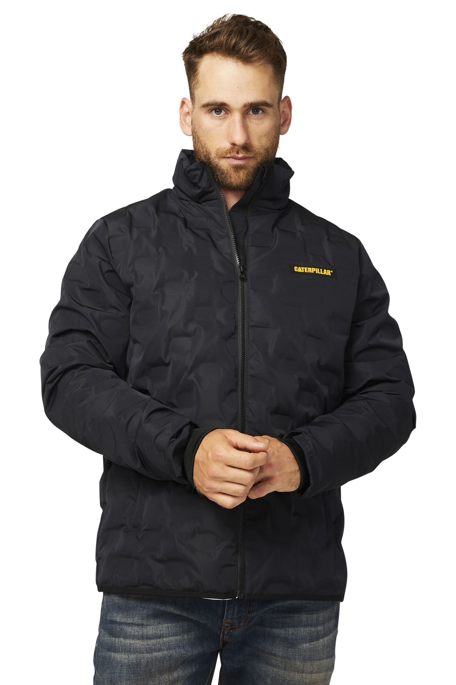 FOUNDATION BONDED INSULATED JACKET Pitch Black CAT Workwear