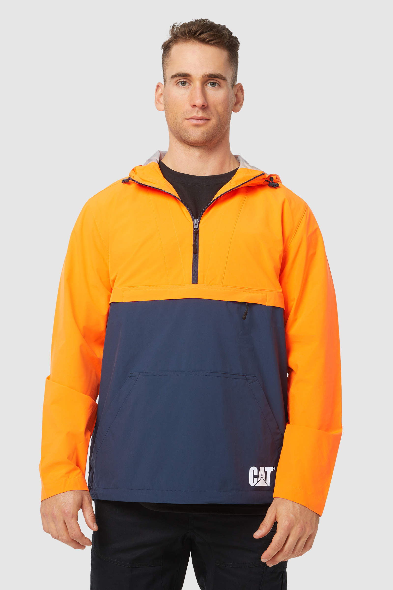 TRADE PACKABLE ANORAK Hi-Vis Yellow | CAT Workwear