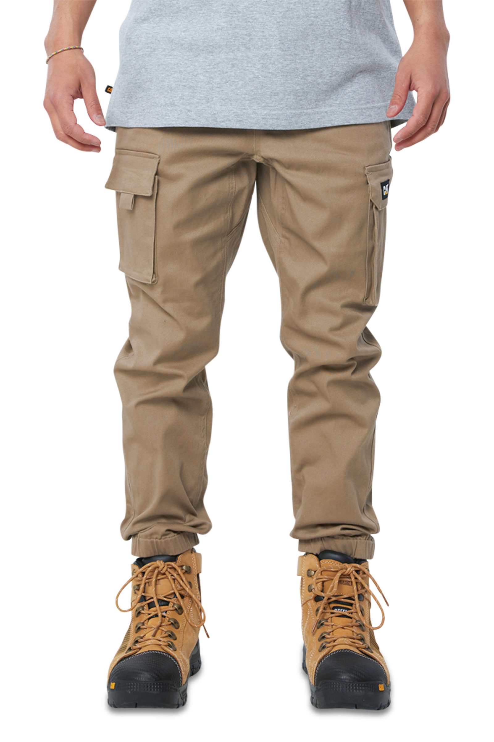 Short CATERPILLAR Beige size L International in Denim - Jeans - 30786936
