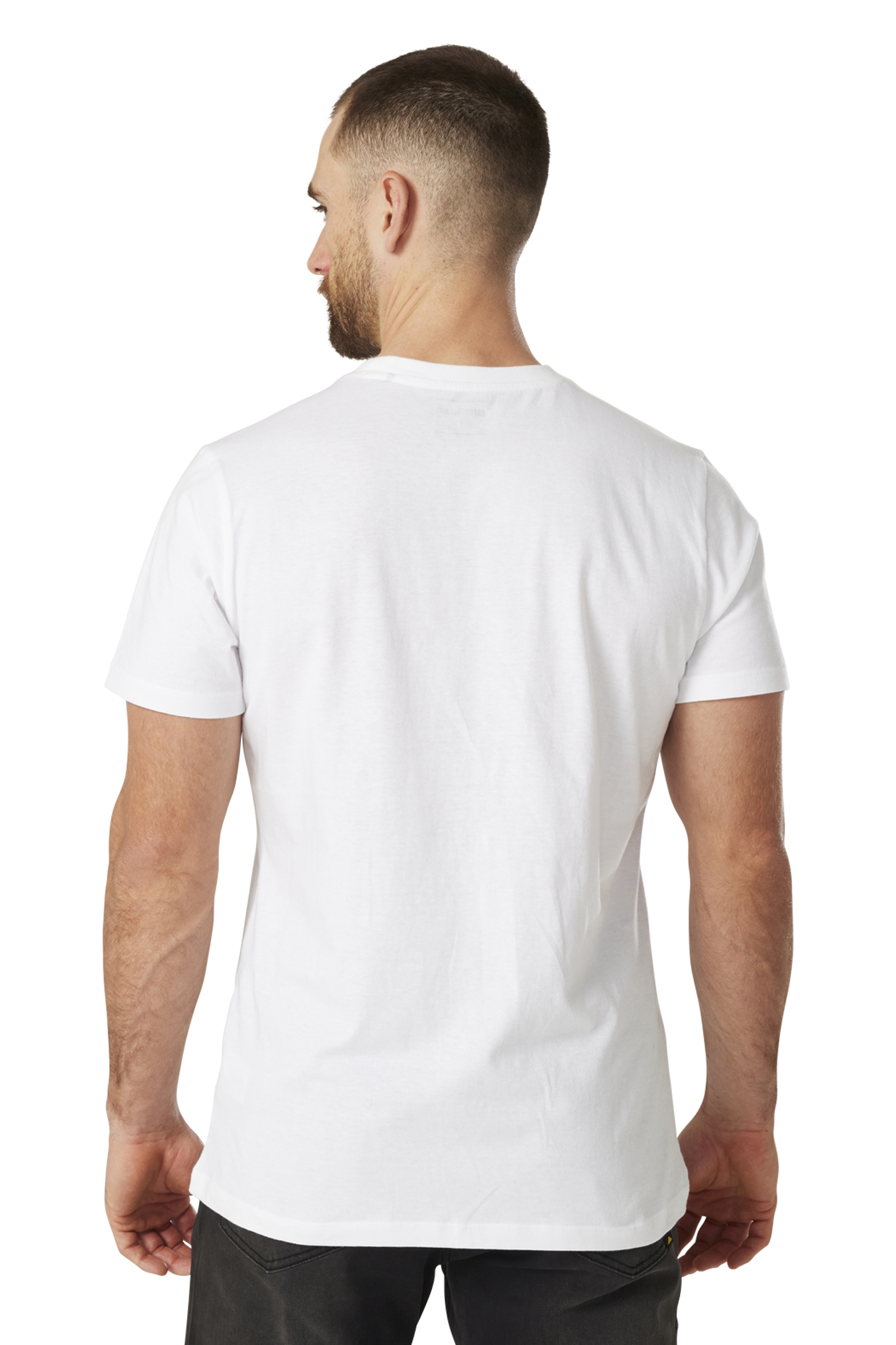 CAT REFLECTIVE LOGO TEE White | CAT Workwear